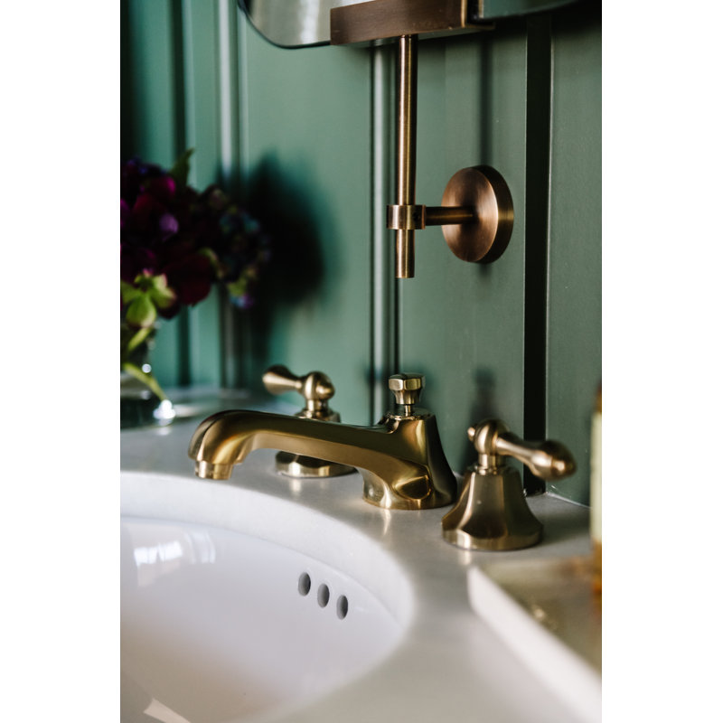 Perrin & Rowe Edwardian™ Widespread Bathroom Faucet with Drain Assembly